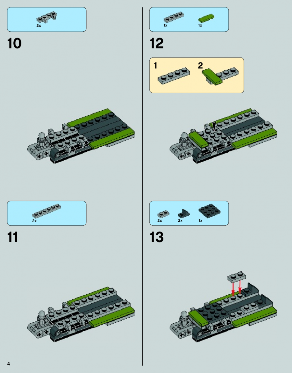 инструкция Шагающий танк AT-AP  шаг 3