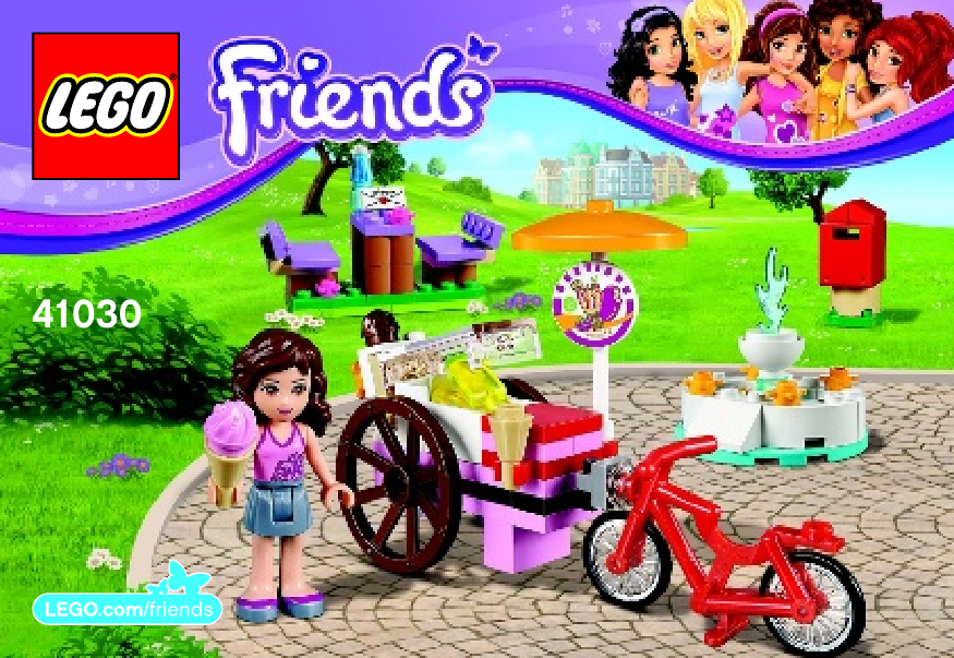 Оливия и велосипед с мороженым 