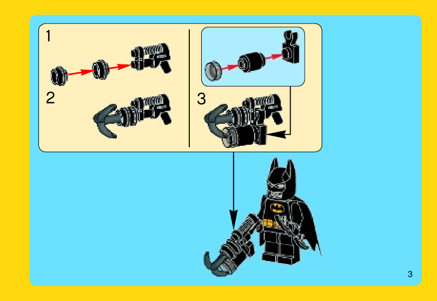 инструкция Бэтмен и Супер Злая Кисонька атакуют  шаг 2