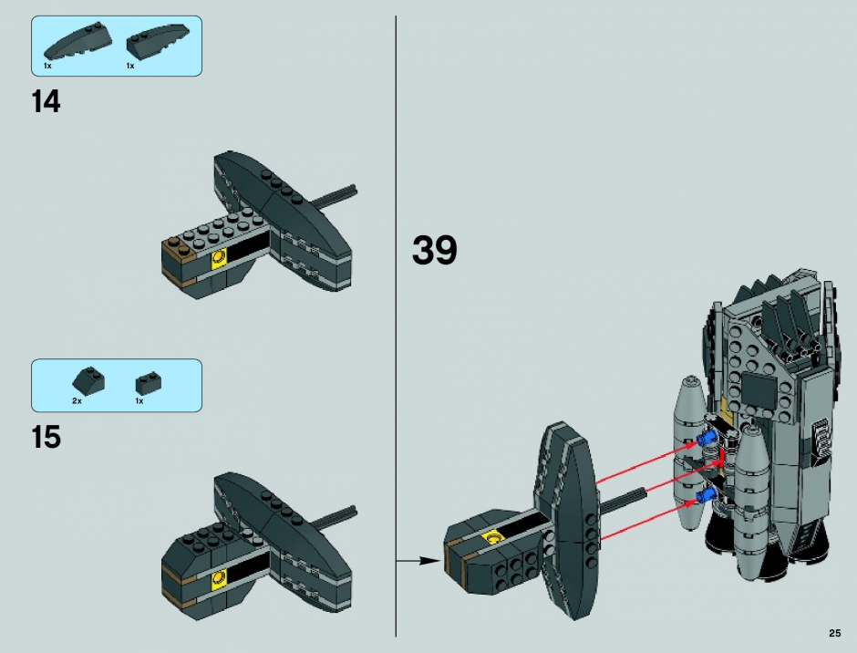 Wings инструкция. 75050 - B-Wing - 8500 инструкция.