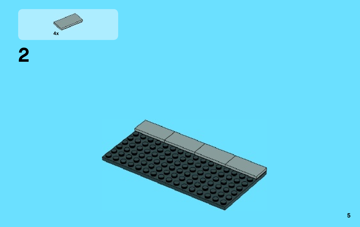 инструкция Магазин LEGO шаг 4