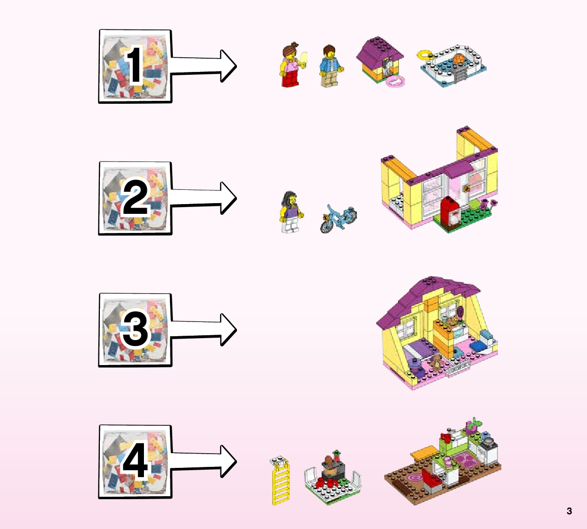 инструкция Семейный домик  шаг 2