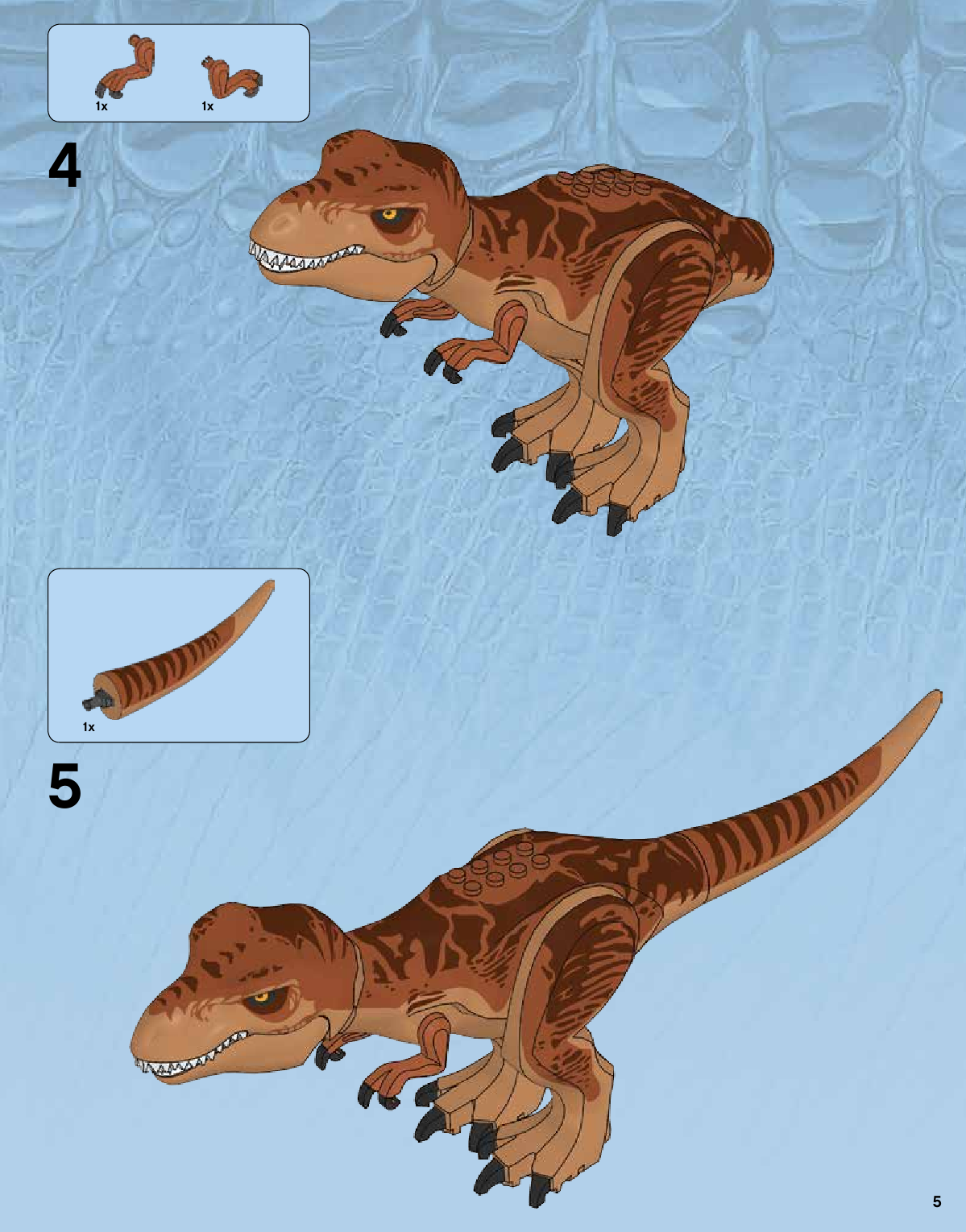 инструкция Охотник на Тираннозавров  шаг 4