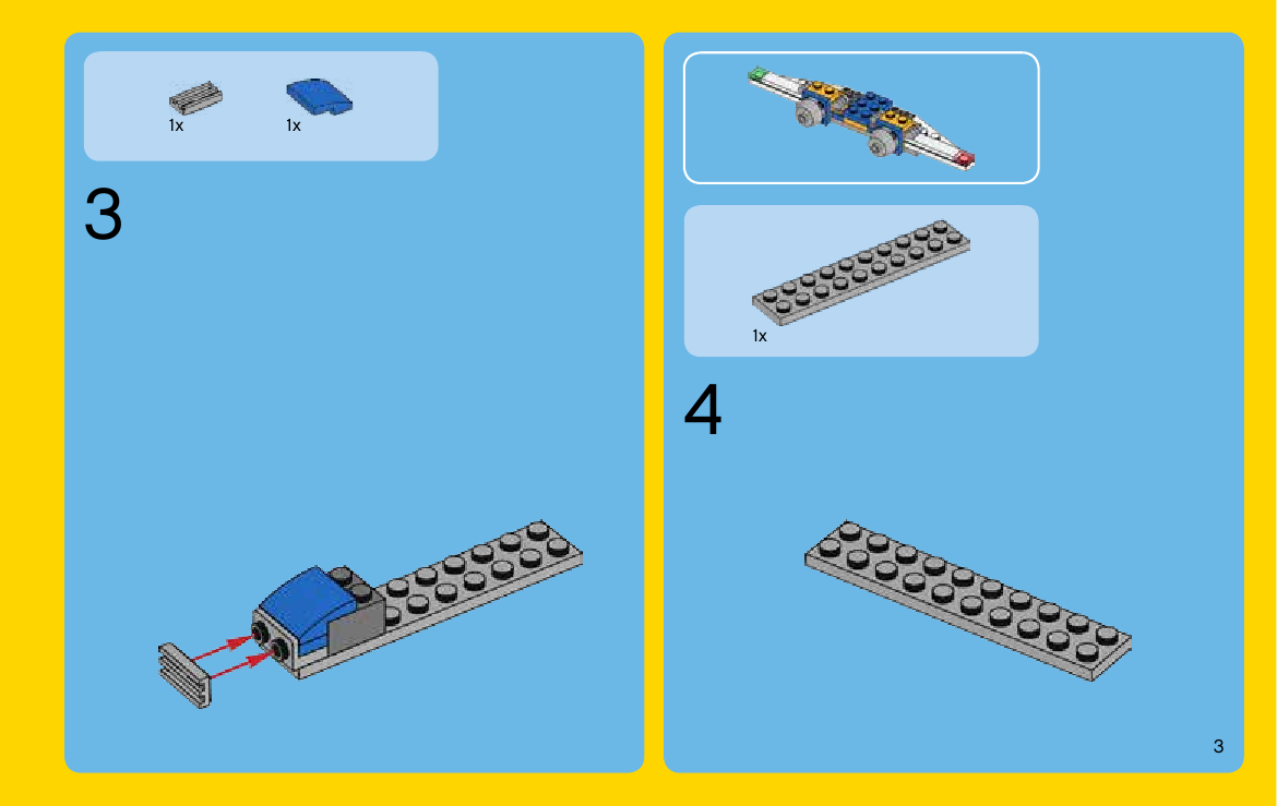 инструкция Реактивный самолёт  шаг 2
