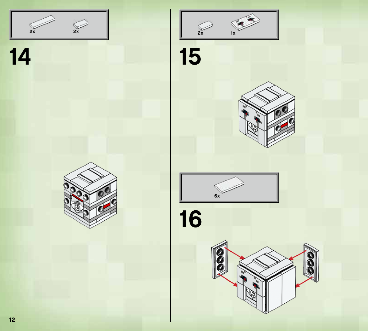 Конструктор майнкрафт схема сборки