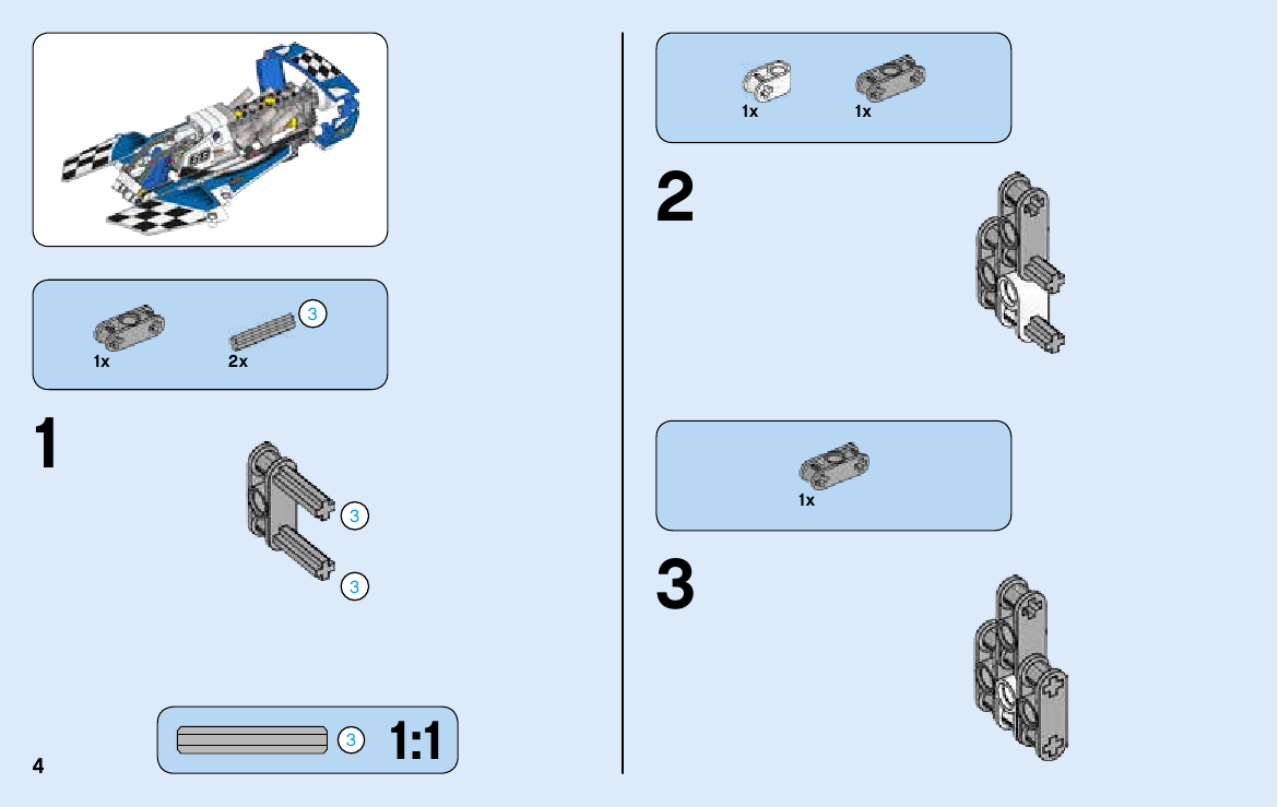 инструкция Гоночный гидроплан  шаг 3