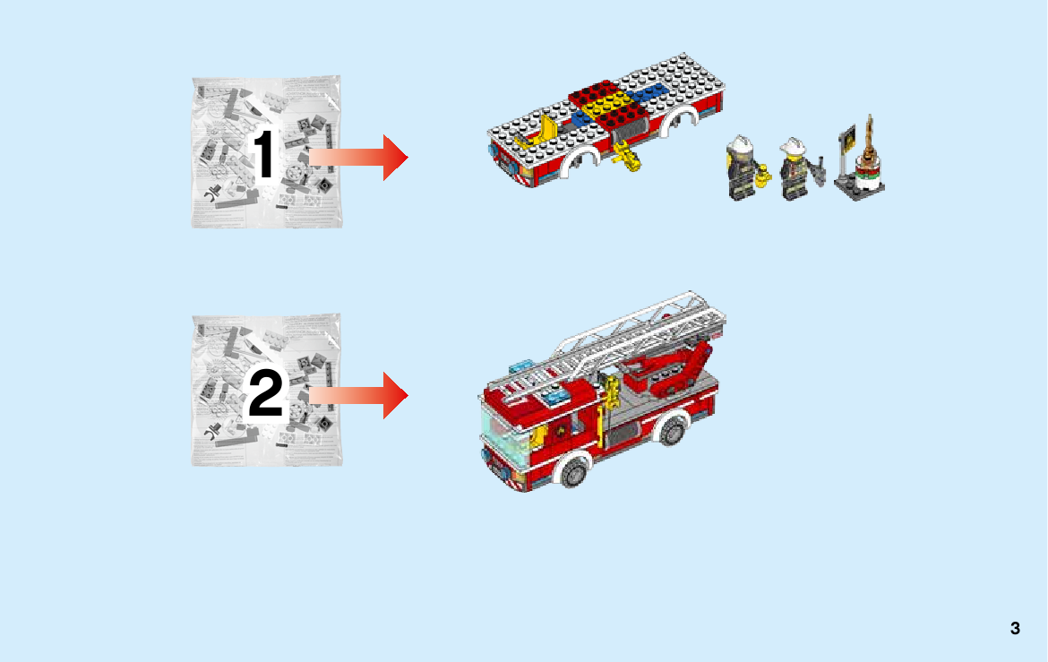инструкция Fire Ladder Truck шаг 2