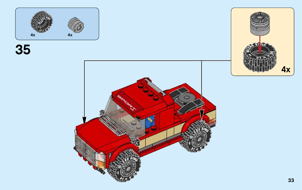 Как собрать машину в pickup. LEGO схемы сборки джип. LEGO instructions пикап. Лего джип пикап 60060. Лего внедорожник Сити инструкция УАЗ.