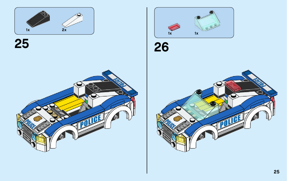 Lego High-speed Chase инструкция. Сборка лего 60138