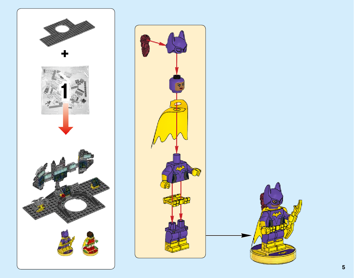 инструкция THE LEGO® BATMAN MOVIE Story Pack шаг 4