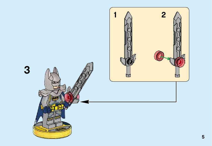 инструкция Excalibur Batman™ Fun Pack шаг 4