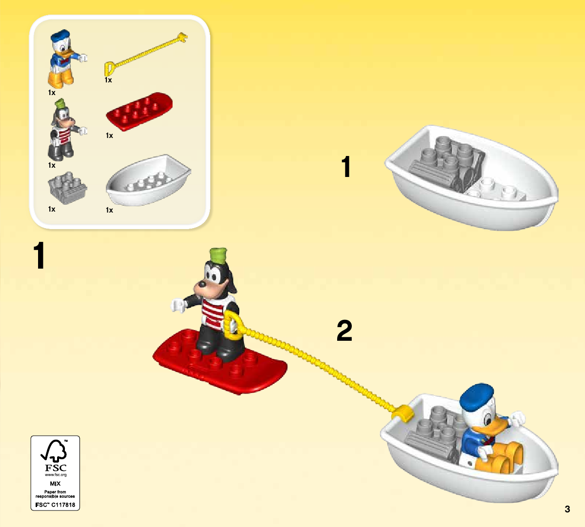 инструкция Mickey & Friends Beach House шаг 2