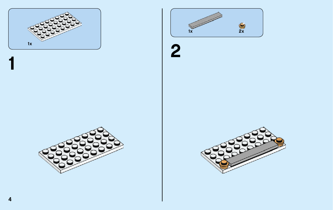 инструкция LEGO Snowglobe шаг 3