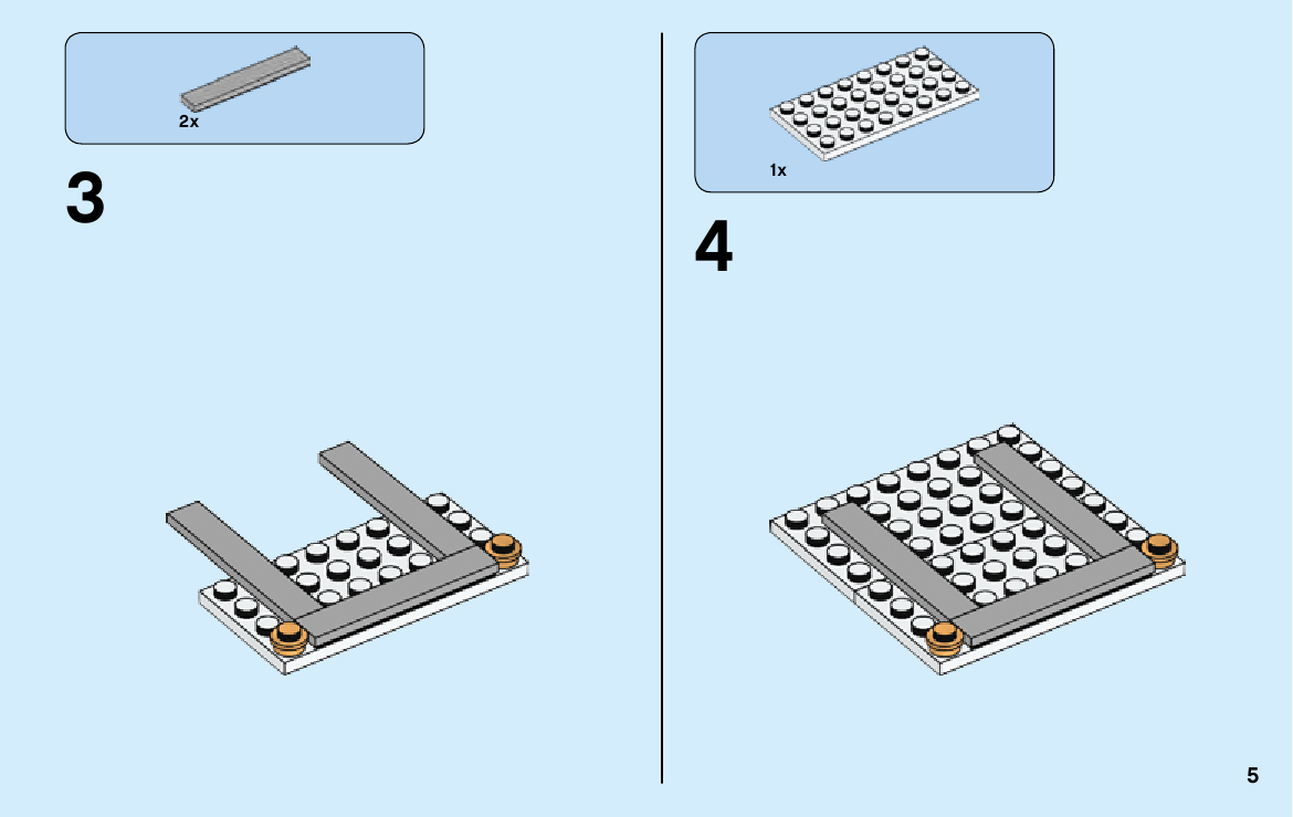 инструкция LEGO Snowglobe шаг 4