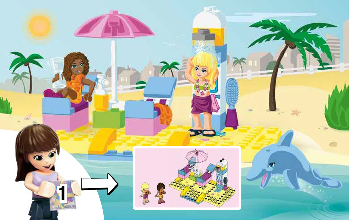 инструкция Andrea & Stephanie's Beach Holiday шаг 3