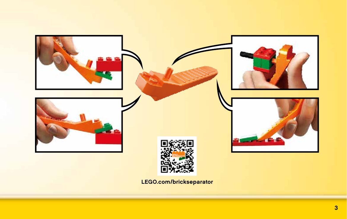 инструкция Набор для творческого конструирования LEGO шаг 2