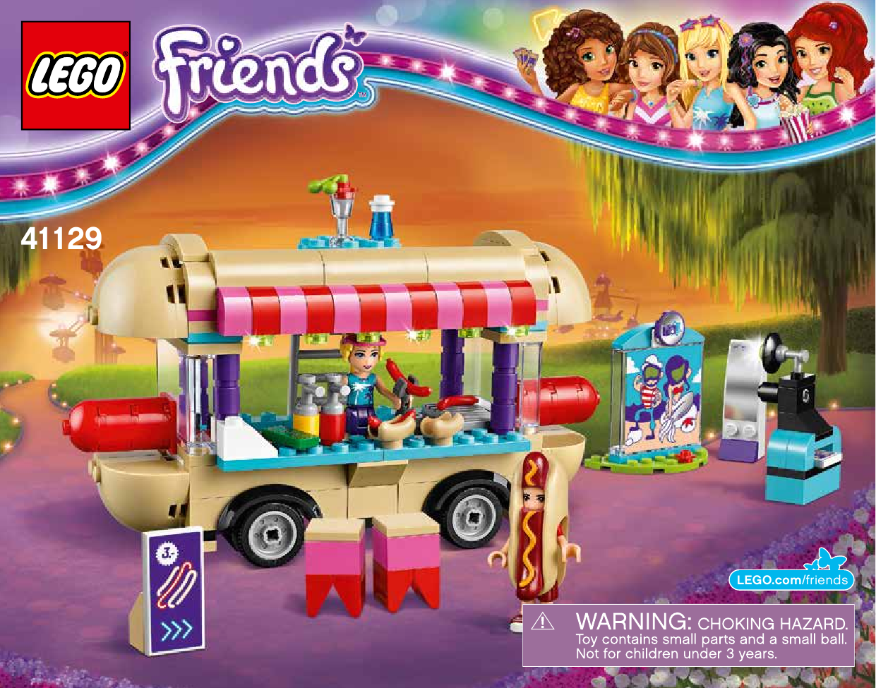 Amusement Park Hot Dog Van