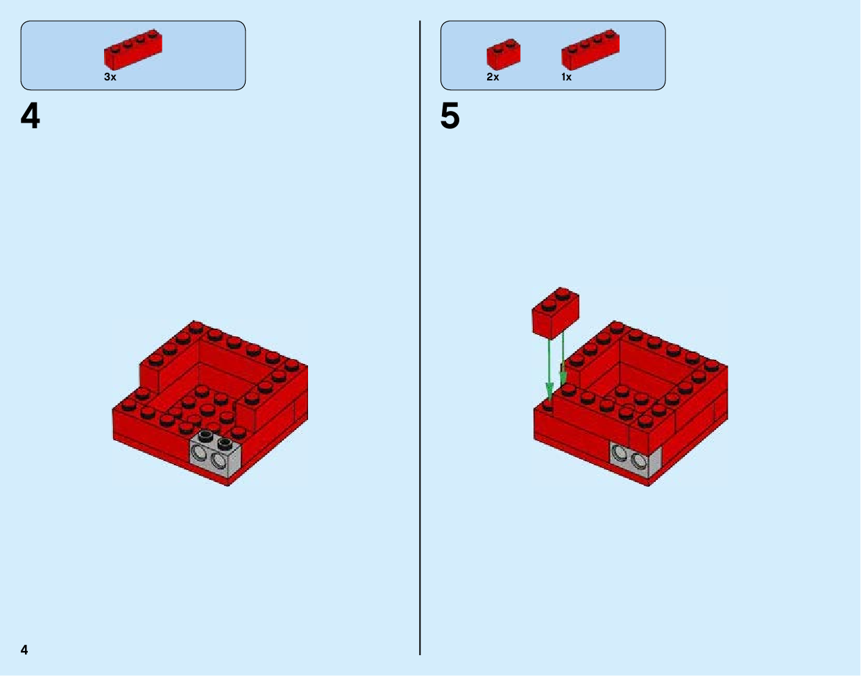 инструкция Фоторамка из кубиков шаг 3