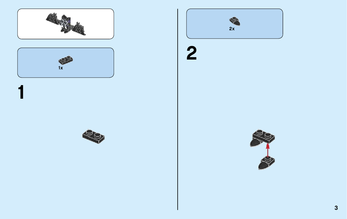 инструкция LEGO Vampire and Bat шаг 2