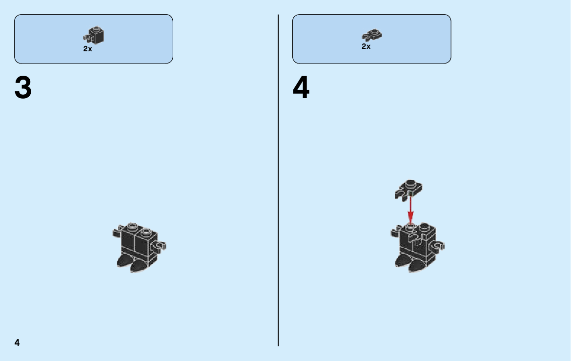 инструкция LEGO Vampire and Bat шаг 3