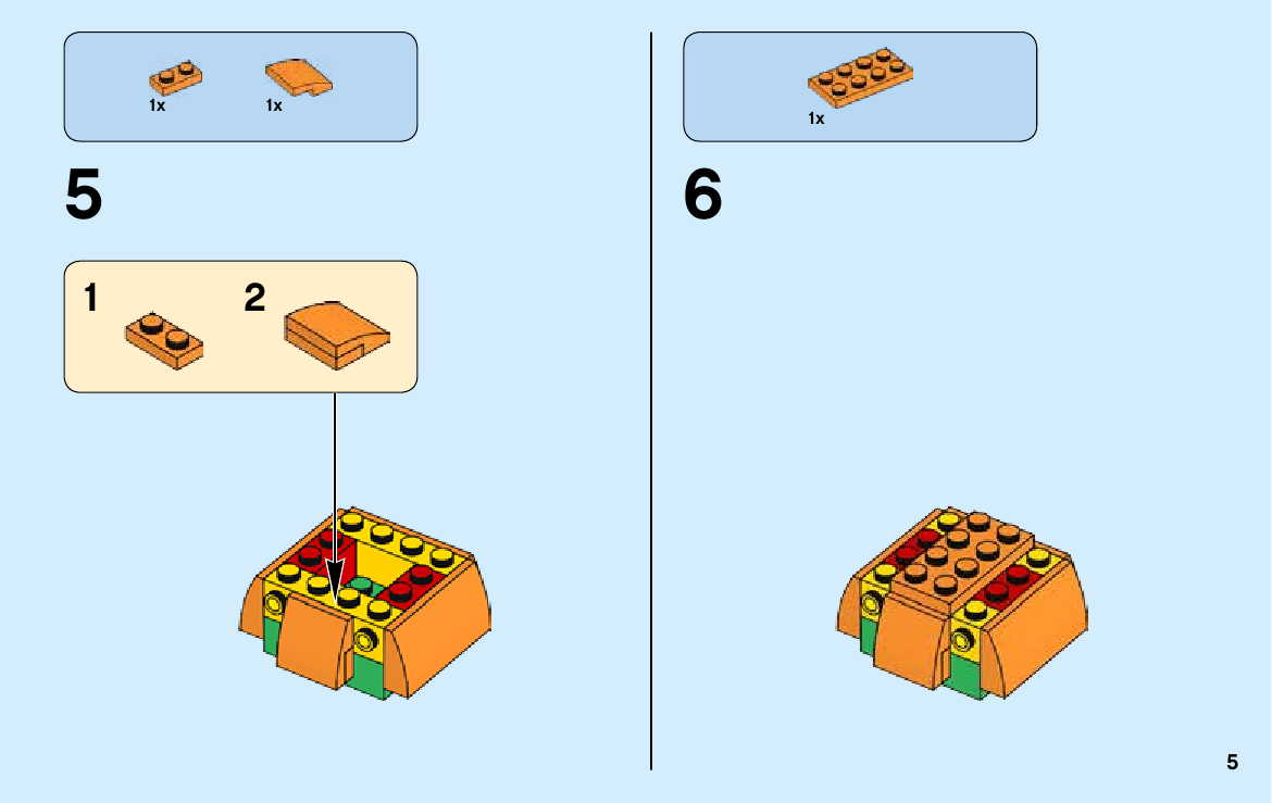 инструкция LEGO Pilgrim's Feast шаг 4