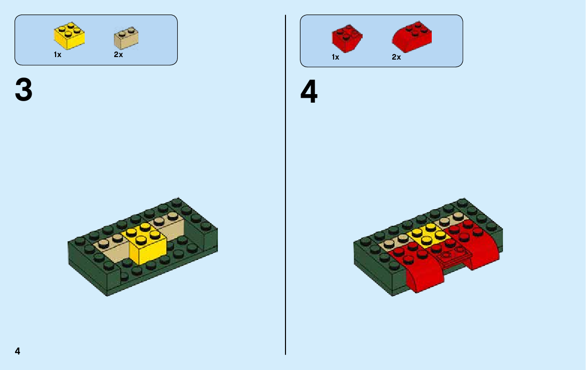 инструкция LEGO Santa шаг 3