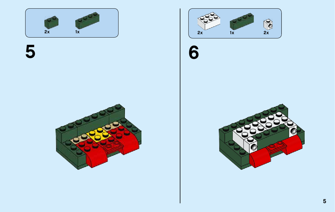 инструкция LEGO Santa шаг 4