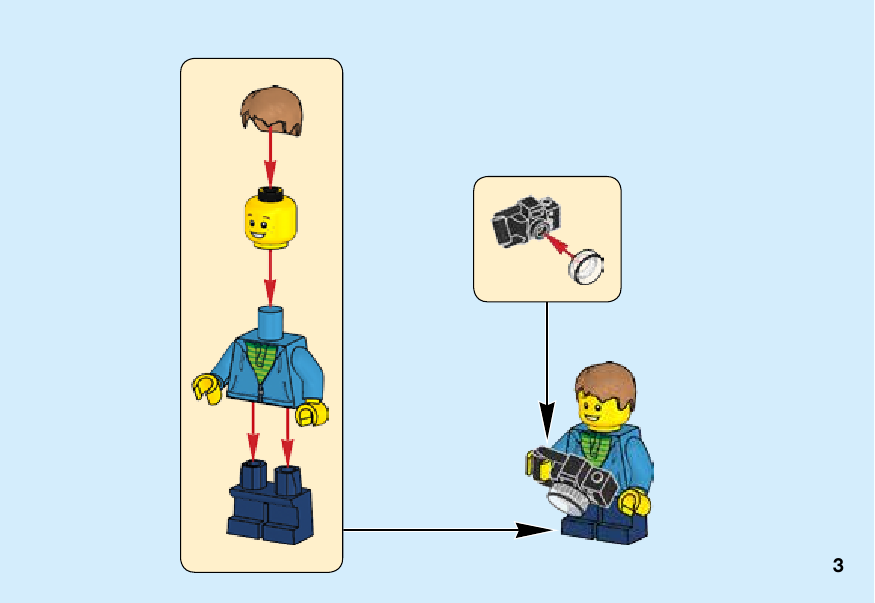инструкция Micro LEGOLAND® Castle шаг 2