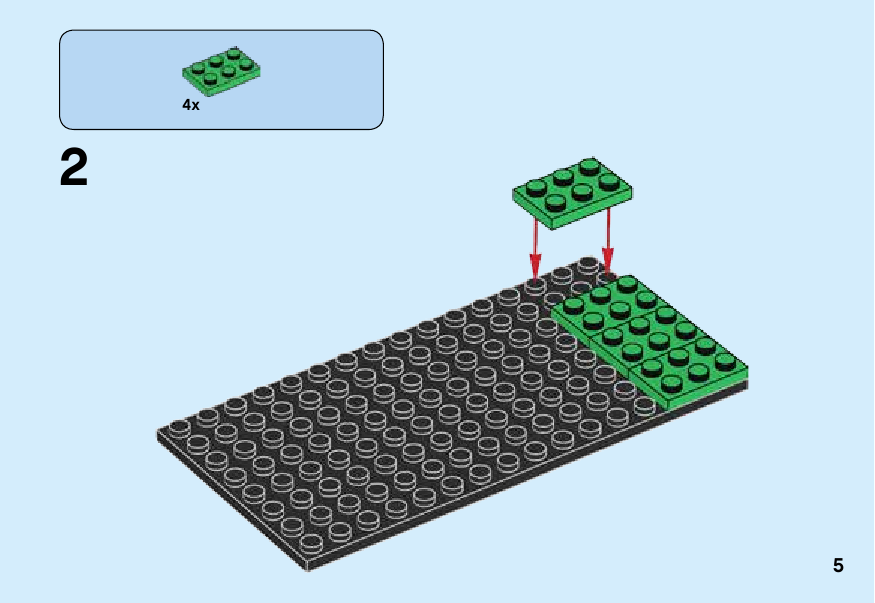 инструкция Micro LEGOLAND® Castle шаг 4