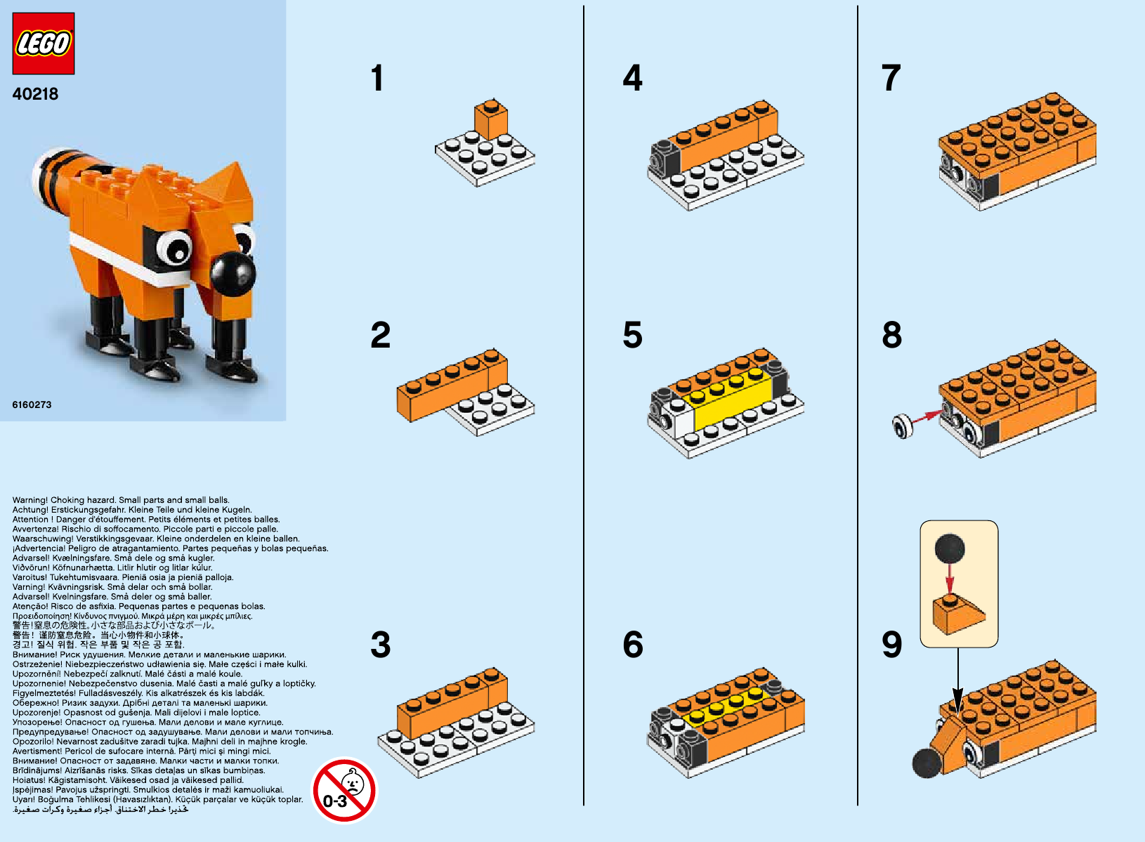 LEGO Monthly Mini Build November – Fox