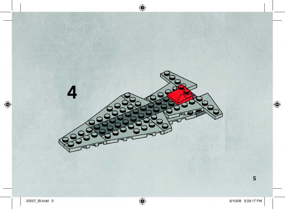инструкция  Республиканский атакующий крейсер шаг 4