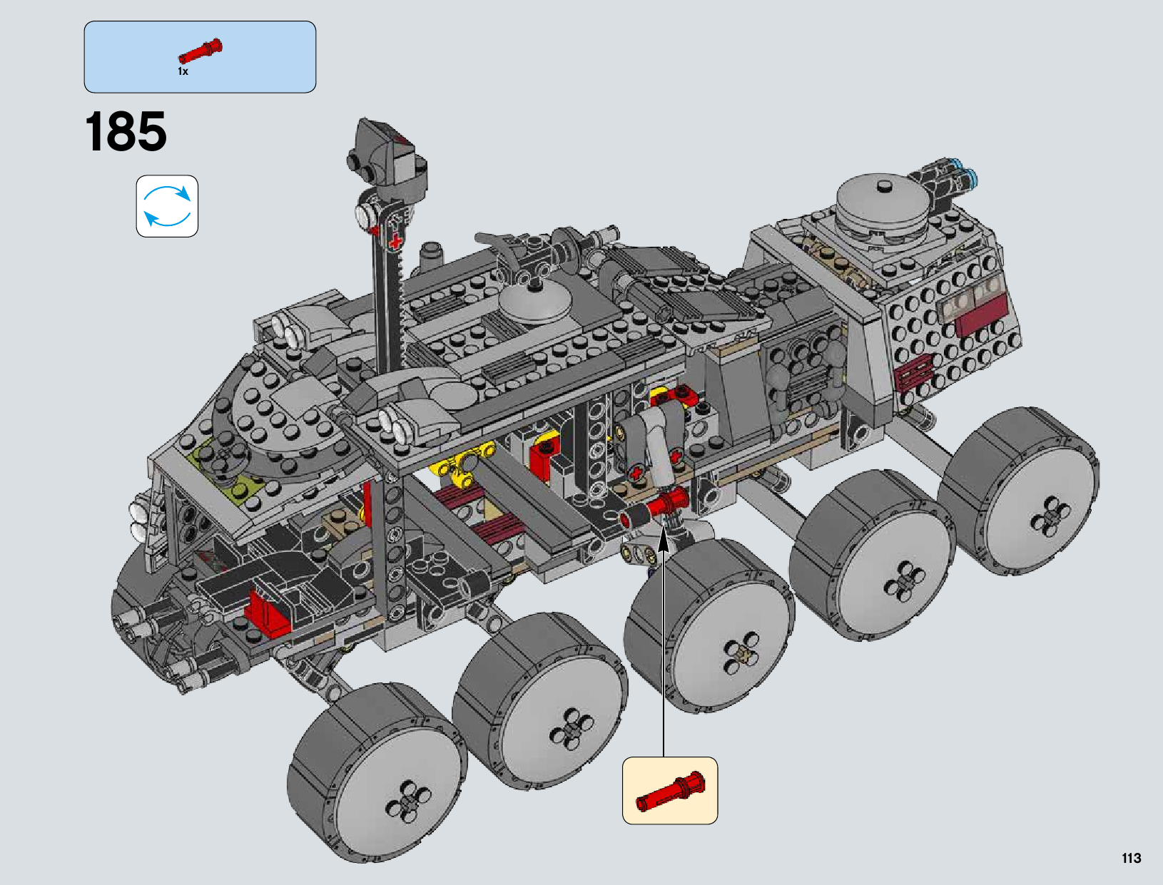 Lego Clone Turbo Tank™ инструкция. Сборка лего 75151