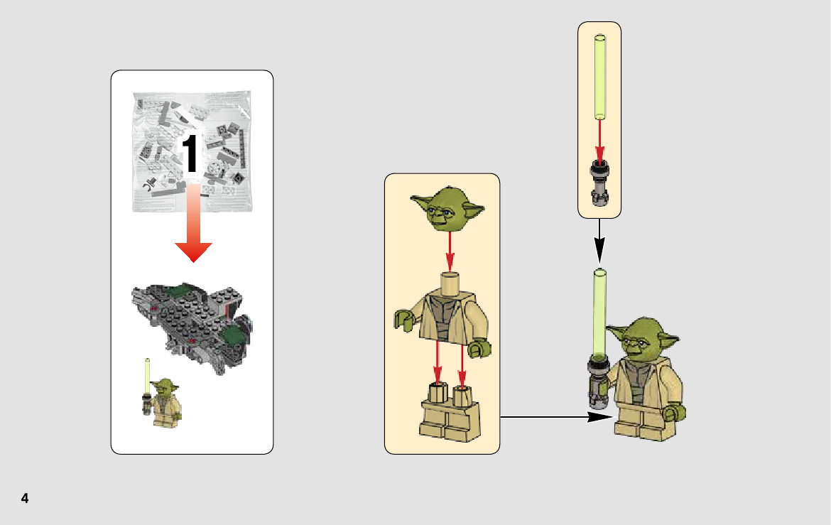 инструкция Yoda's Jedi Starfighter™ шаг 3