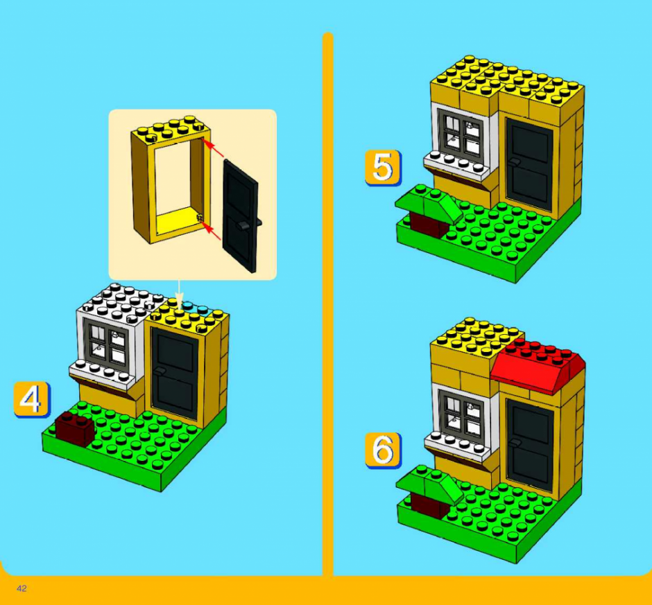 Дом из лего инструкция по картинкам
