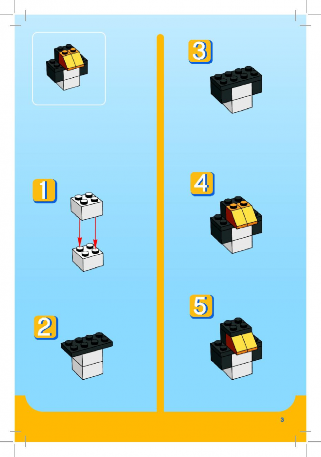 инструкция  Коробка кубиков шаг 2