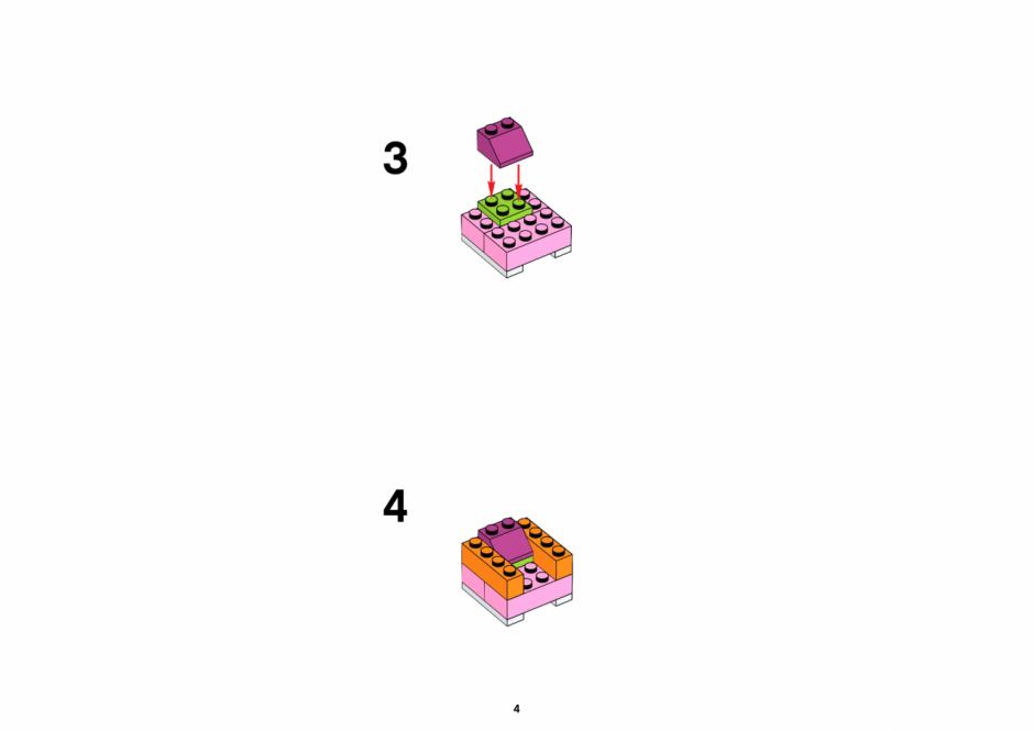 инструкция Набор для девочек Lego  шаг 3