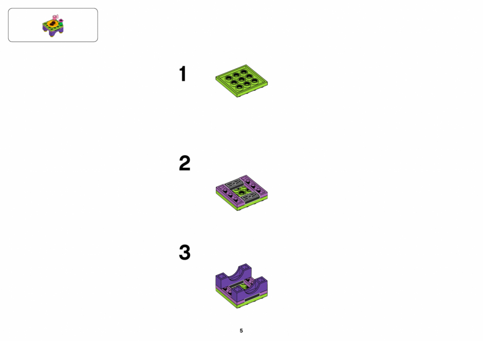 инструкция Набор для девочек Lego  шаг 4