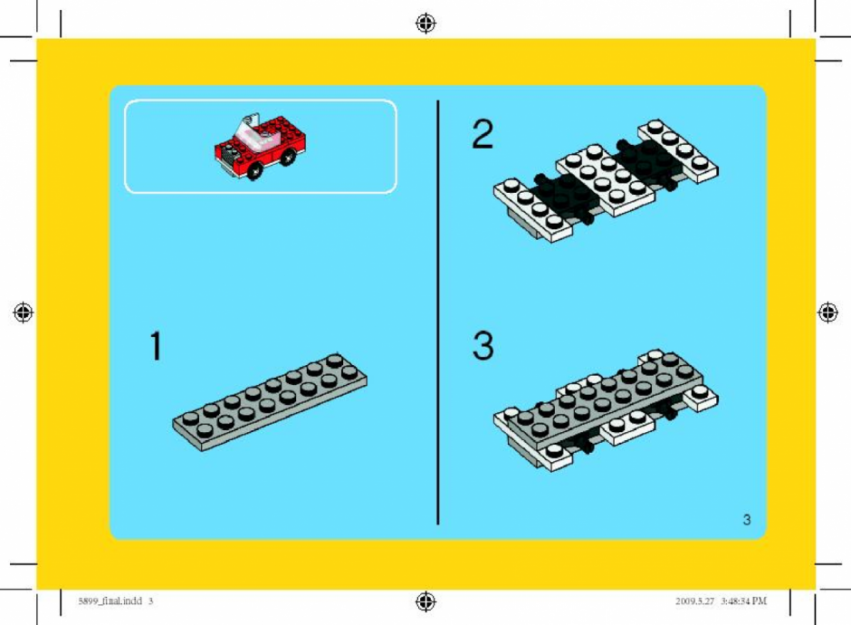 инструкция  Набор для конструирования LEGO - Дом шаг 2