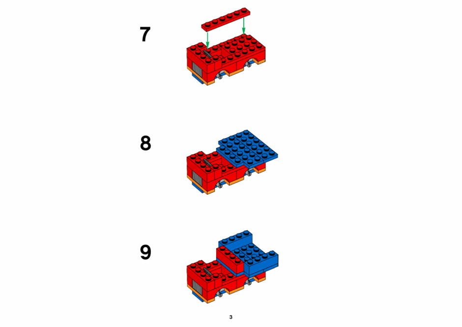 инструкция  Мой первый набор LEGO шаг 2