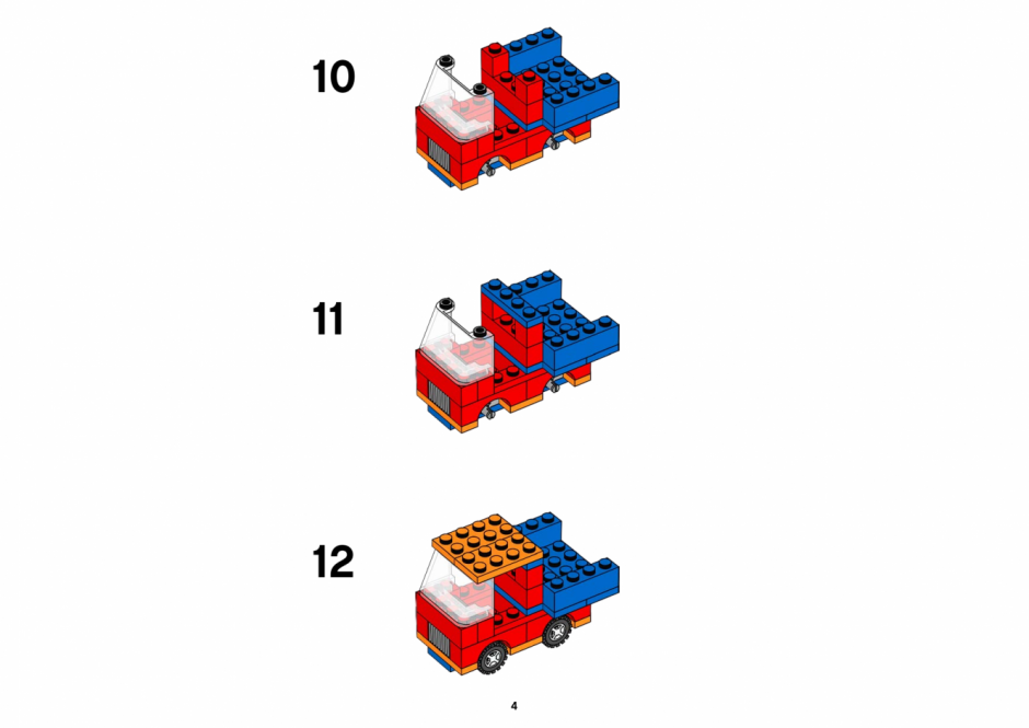 инструкция  Мой первый набор LEGO шаг 3