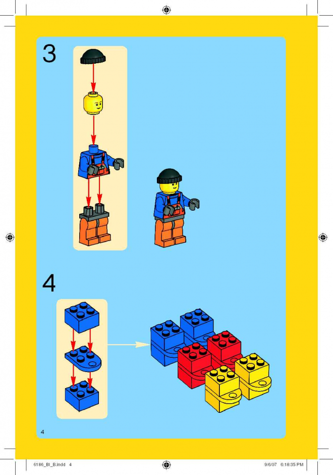 инструкция  Построй свой собственный порт из LEGO шаг 3