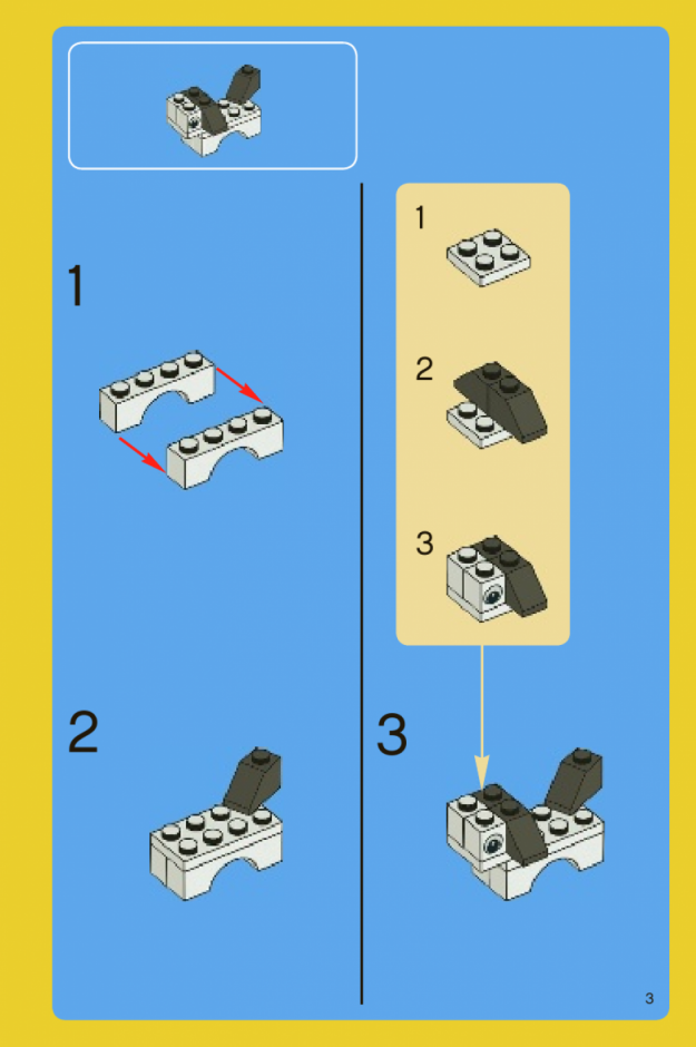 инструкция  Коробка кубиков  шаг 2
