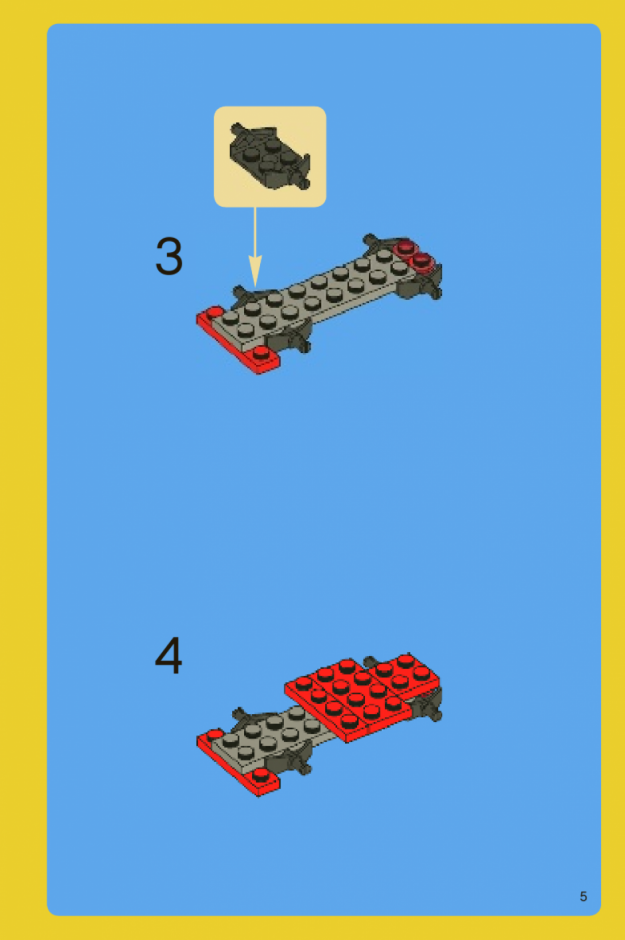 инструкция  Коробка кубиков  шаг 4