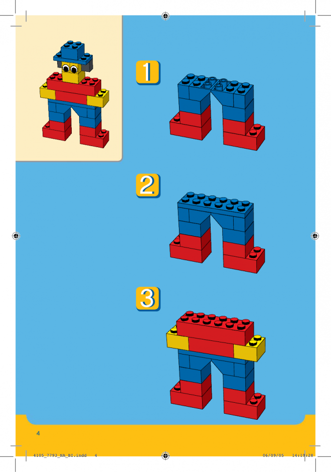инструкция  Коробка с кубиками шаг 3