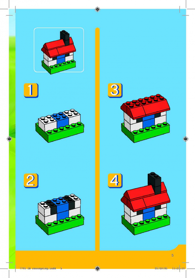 инструкция  Большая коробка с кубиками шаг 4