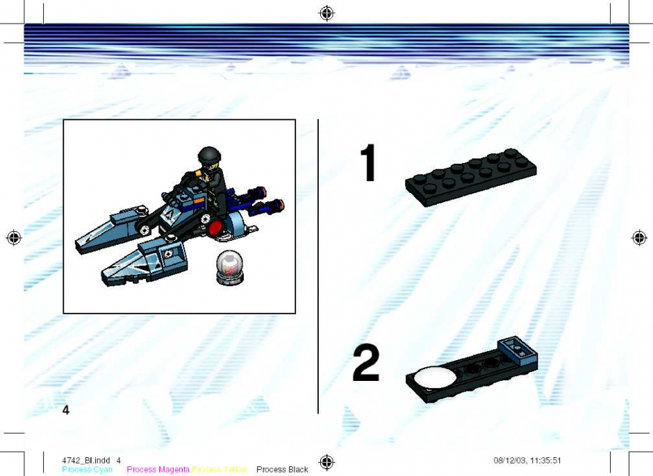 инструкция Снежный вездеход шаг 3