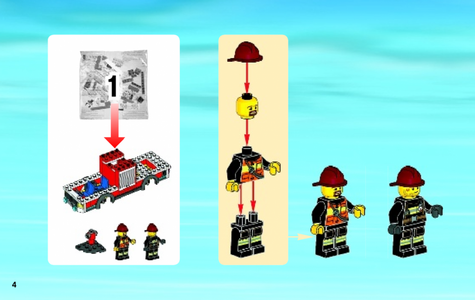 инструкция Пожарная машина  шаг 3