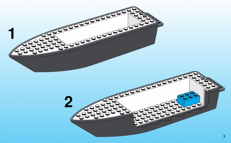 инструкция  Моторная лодка шаг 2